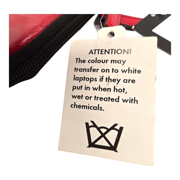 Ordning & Reda Red eReader Mini ipad Tablet Cover Sleeve 10" Faux Leather Case - Picture 4 of 8